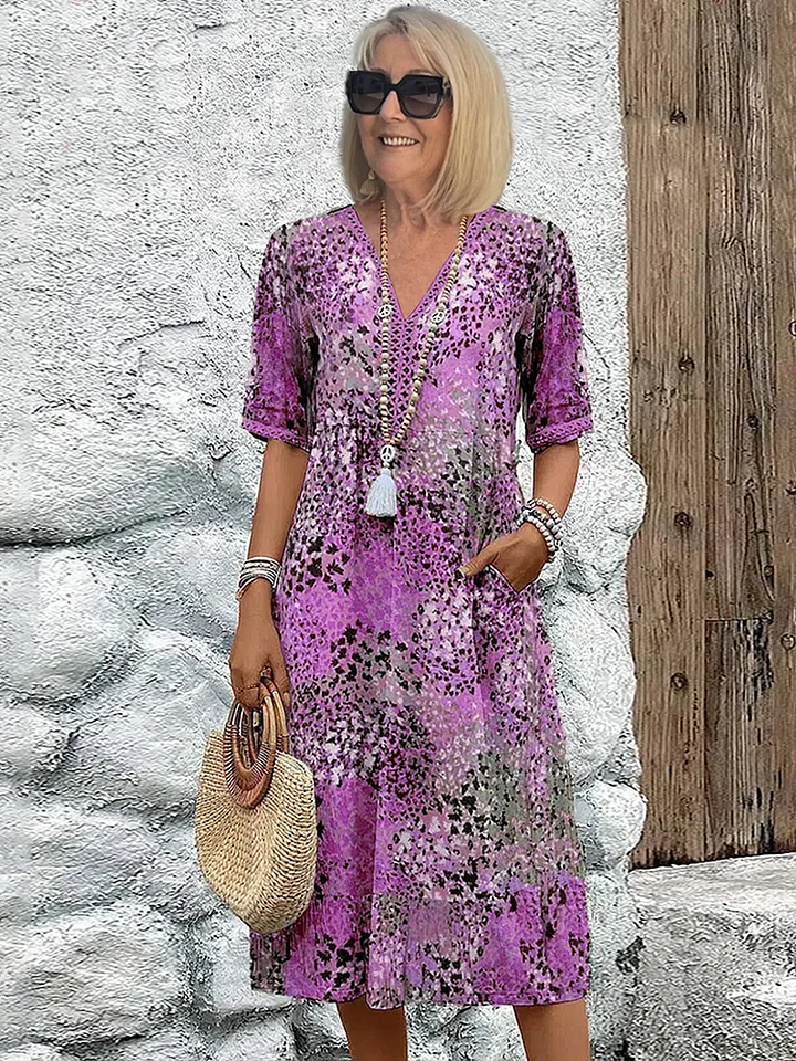 Leah  Lively Midi Dress