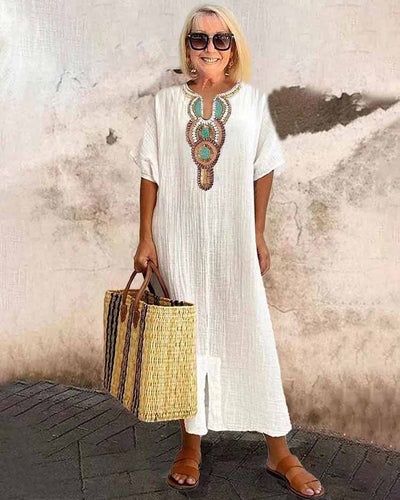 Lailani  Embroidered Beauty Dress