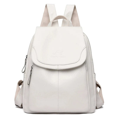 Kristlaug  Elegant and lightweight backpack in delicate white tone