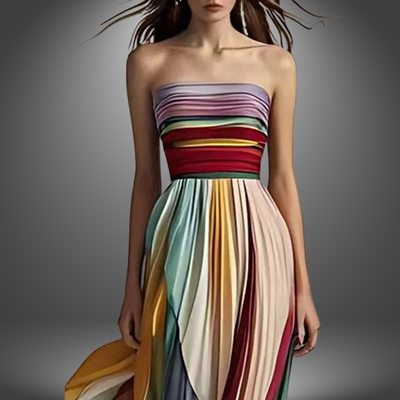 Asia  Premium Long Casual Dress