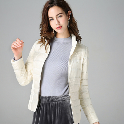 Myra | Ultralight Down Jacket with Elegant Pleats