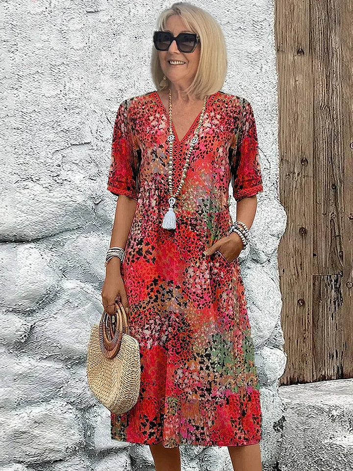 Leah  Lively Midi Dress