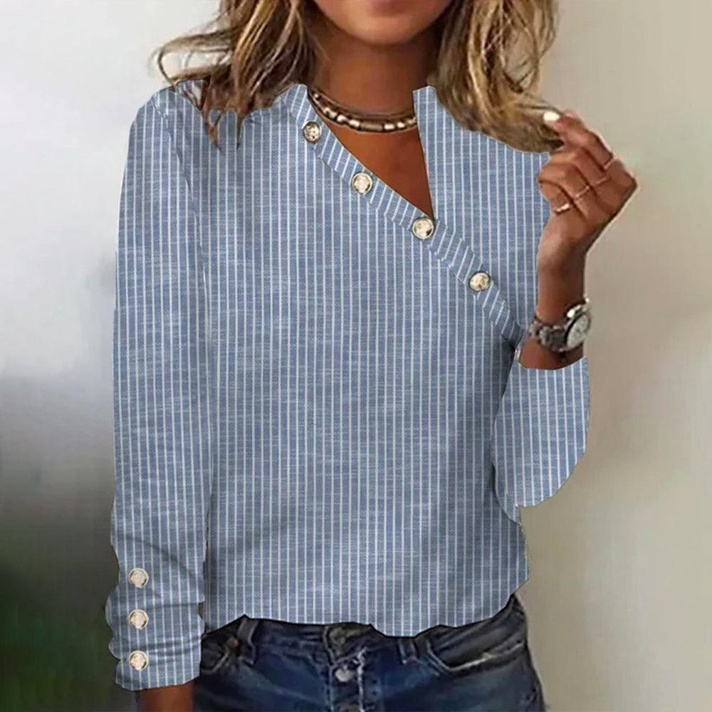 Stylish Striped Shirt with Long Sleeves