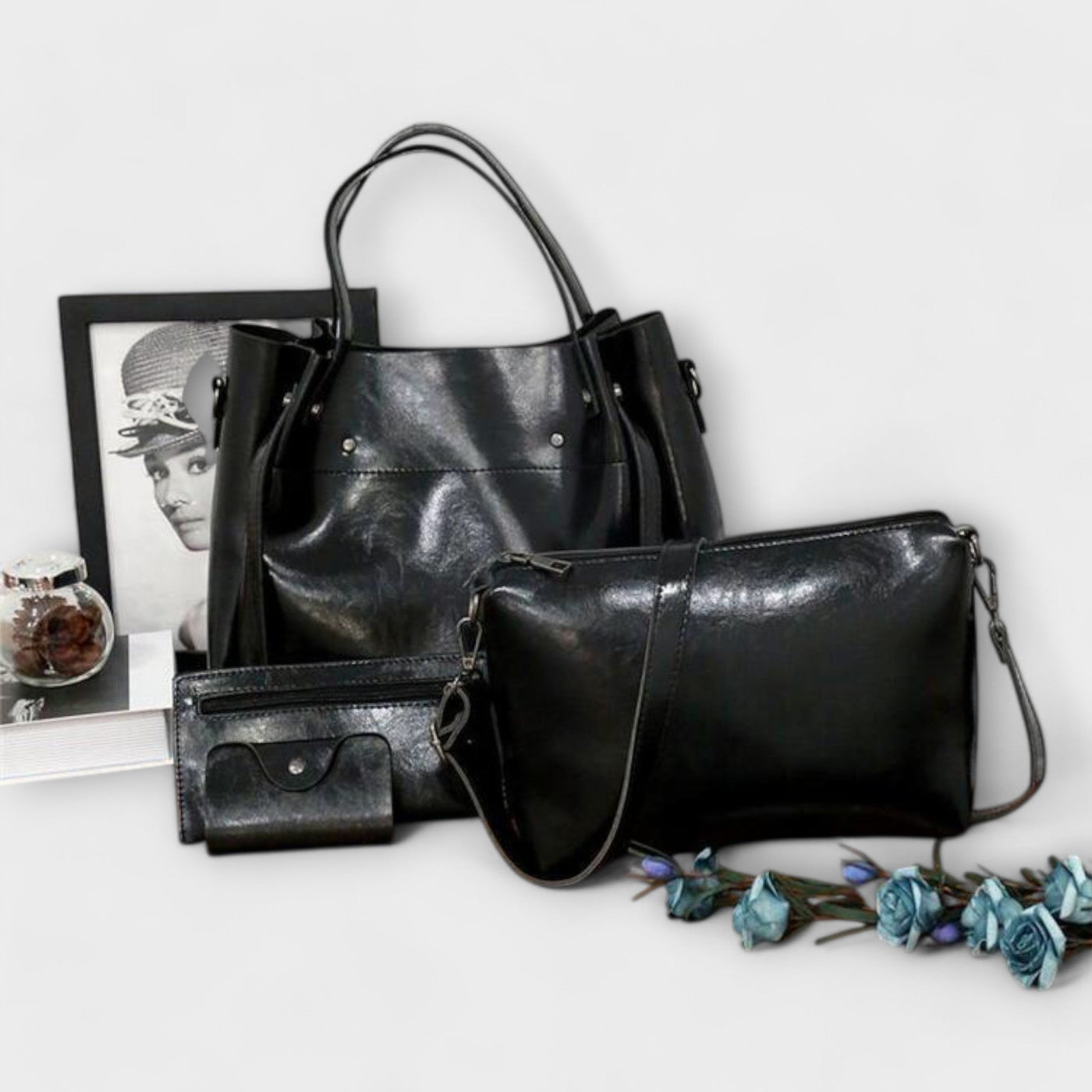 Alvhildea 4-piece vintage bag set