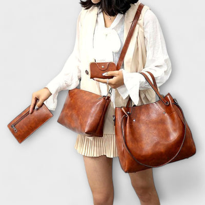 Alvhildea 4-piece vintage bag set
