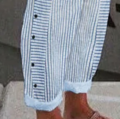 Popular Blue Trousers with Side Pockets