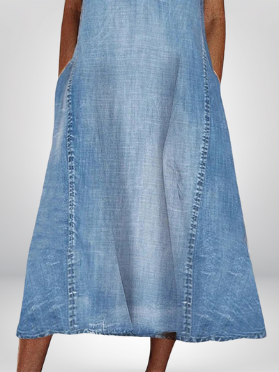 Sofia Comfortable Denim Dress