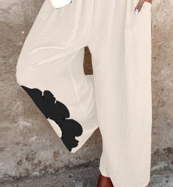 Classy Floral Print Strap Sleeveless Jumpsuit
