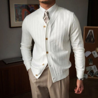 Old Money | V-Neck Knitted Cardigan