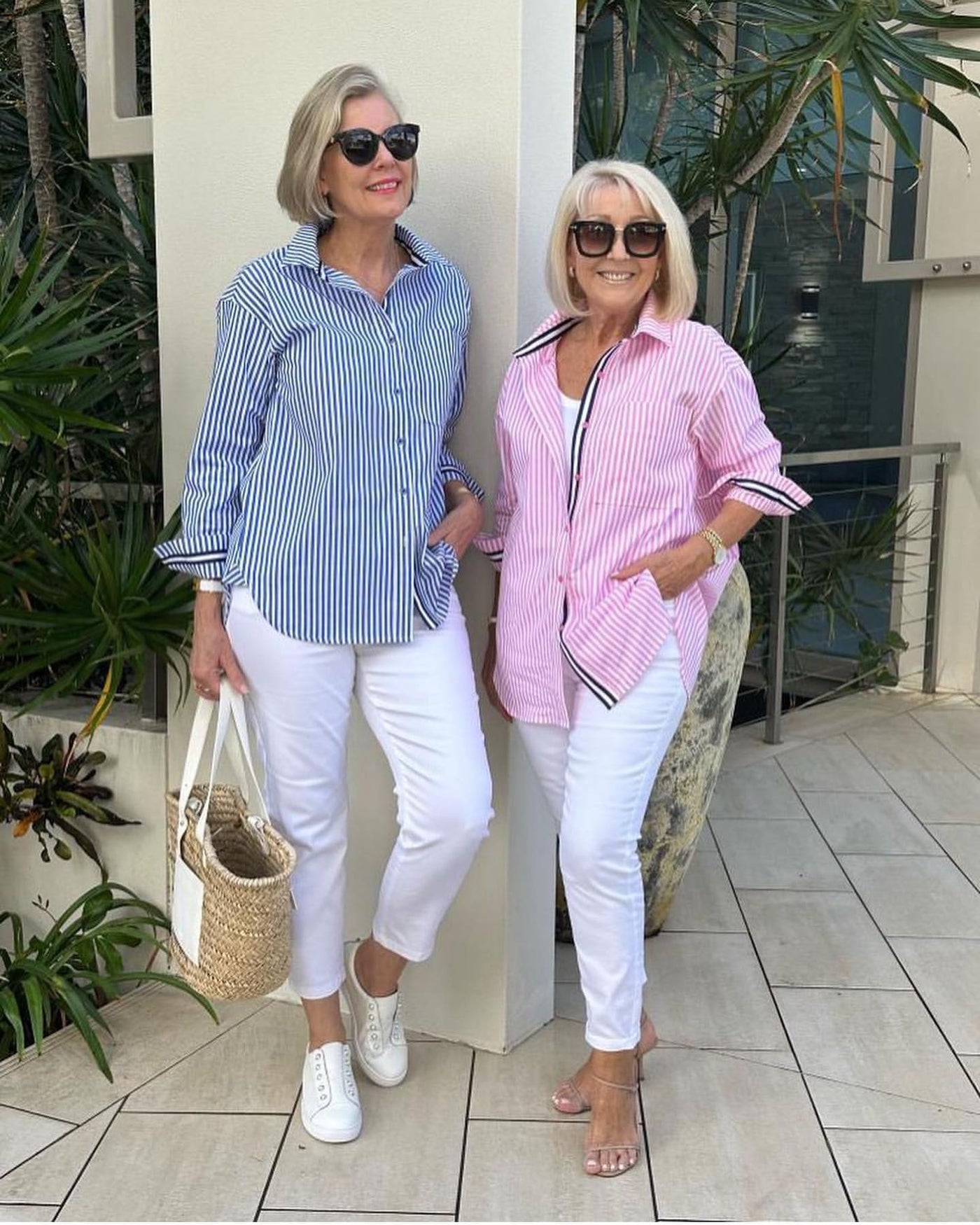 Lizet Modern Shirt with Stripes