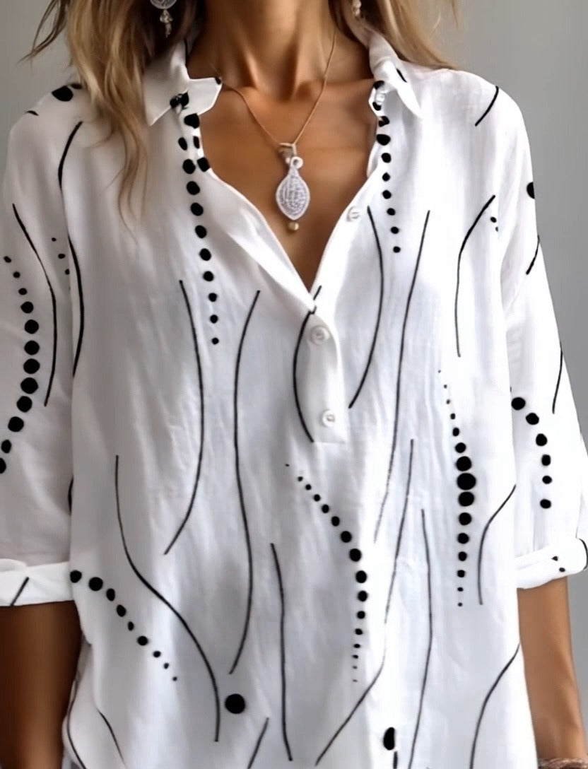 White Basic Long Sleeve T-Shirt