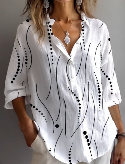 White Basic Long Sleeve T-Shirt