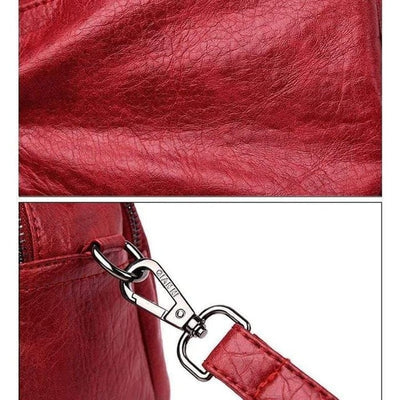 Finbjorg  Small and versatile bag in golden cognac shade