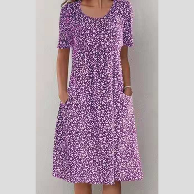 Lilo Summer Dress with Flowers