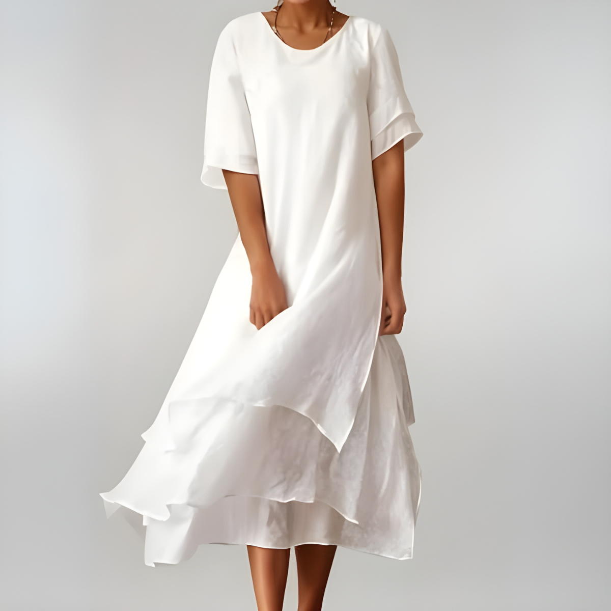 Agnes | Lightweight and Elegant Cotton Maxi Dress