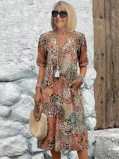 Leah  Lively Midi Dress
