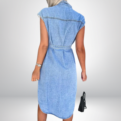 Sofia Everyday Denim Dress with Style