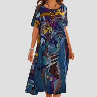 Einat Midi Summer Dress with Soft Fit