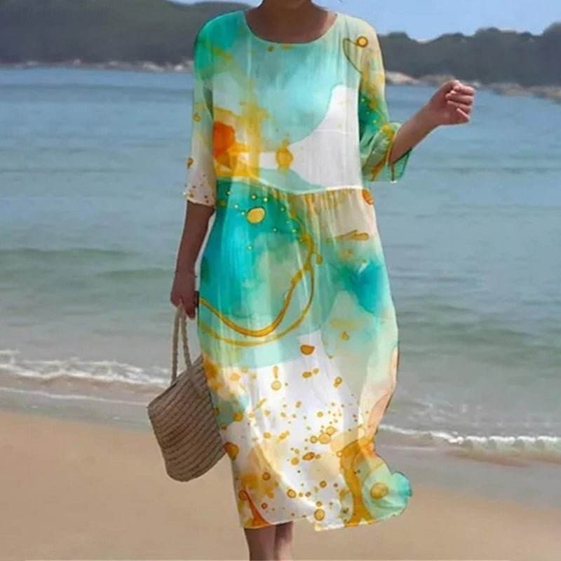 Keely Sunset Floral Dress