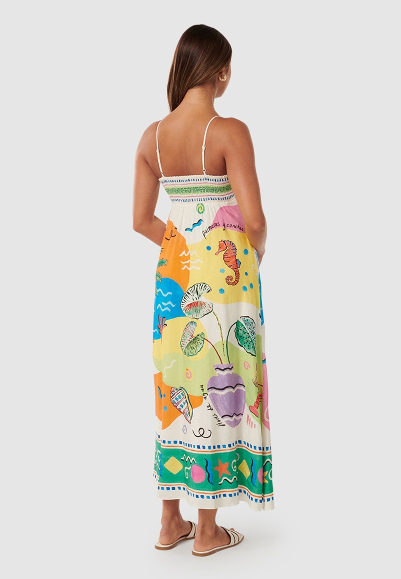 Ada - Midi Printed Dress