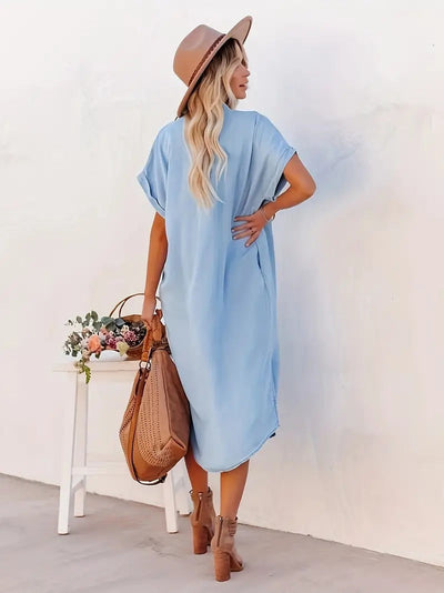 Opal | Shirt Dress with Pockets