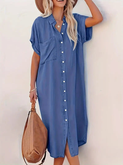 Opal | Shirt Dress with Pockets
