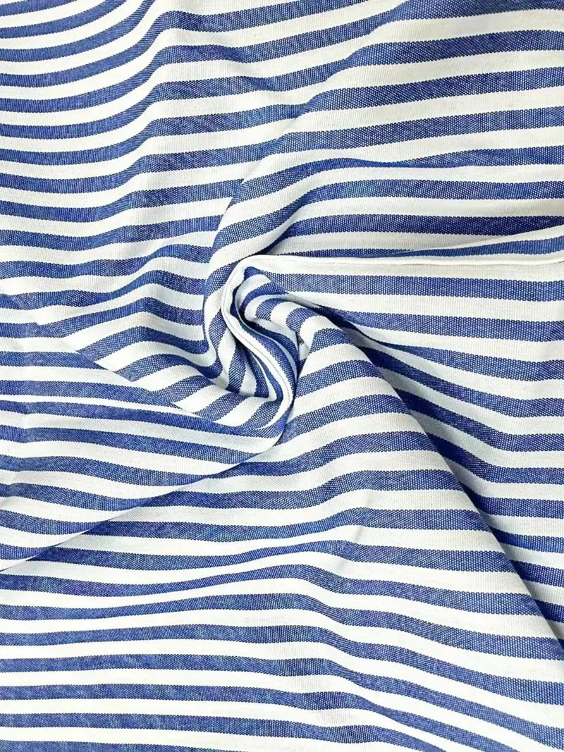 Selina Elegant Striped Summer Dress with Pockets