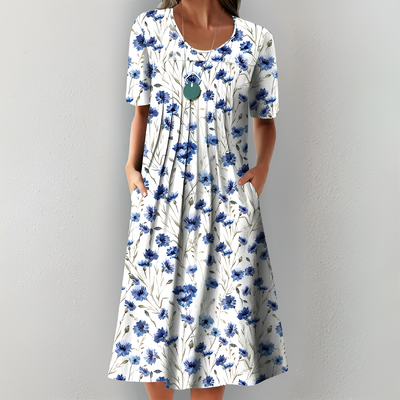 Sofia Floral Midi Dress