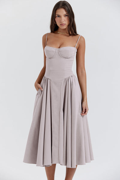 Kiki Retro Midi Dress