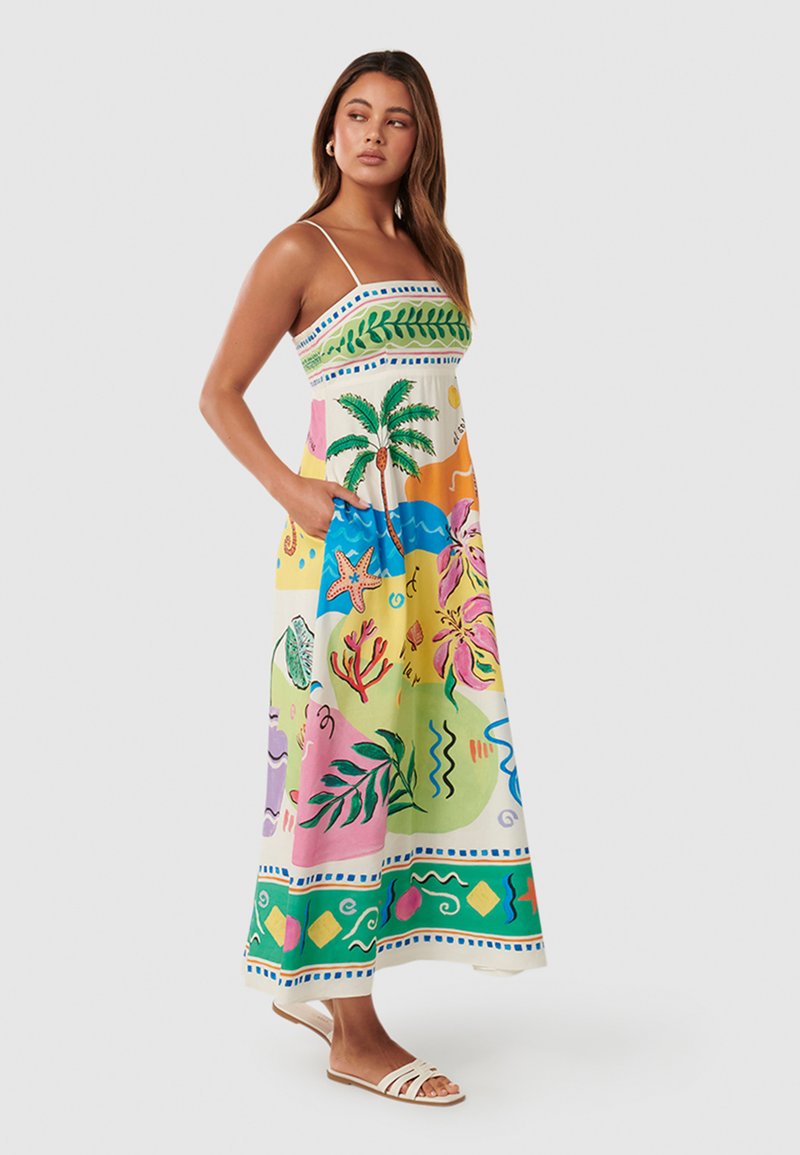 Ada - Midi Printed Dress