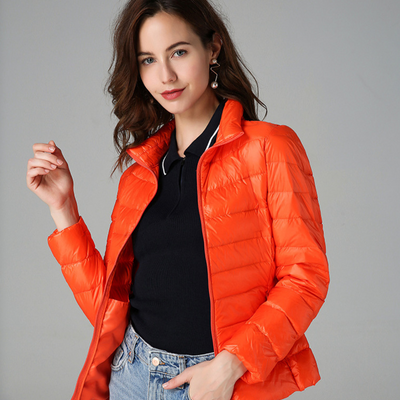Myra | Ultralight Down Jacket with Elegant Pleats