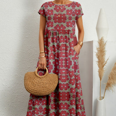 Sivan Elegant Floral Dress