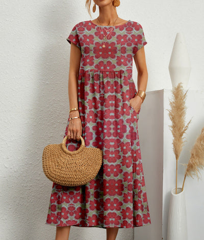 Sivan Elegant Floral Dress