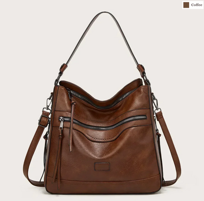 Malbjorg  Elegant shoulder bag with a wave design
