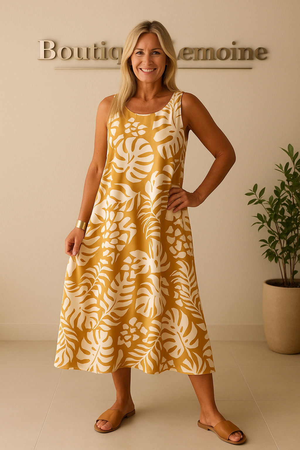 Audrey | Elegant Sleeveless Dress