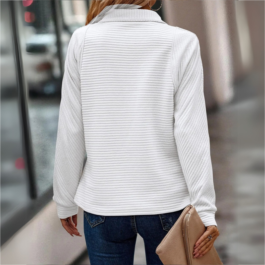 Suzanne | Half-Zip Detail Jumper