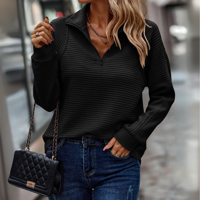 Suzanne | Half-Zip Detail Jumper