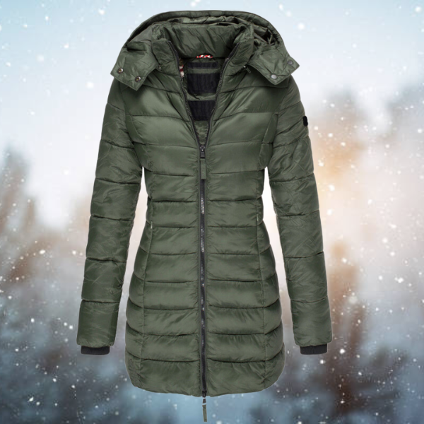 Extra warm & quilted ladies' winter jacket