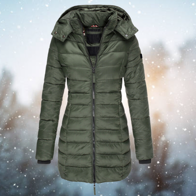 Extra warm & quilted ladies' winter jacket