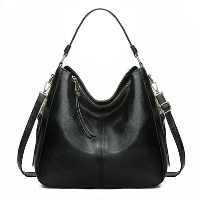 Gudborg  Elegant and spacious everyday bag in classic black