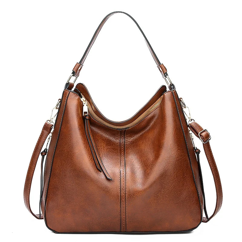 Gudborg  Elegant and spacious everyday bag in classic black