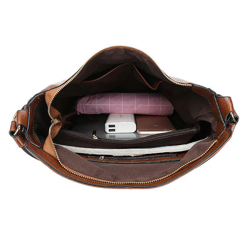 Gudborg  Elegant and spacious everyday bag in classic black