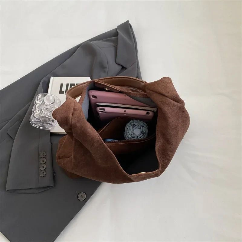 Jada  Suede Tote Bag