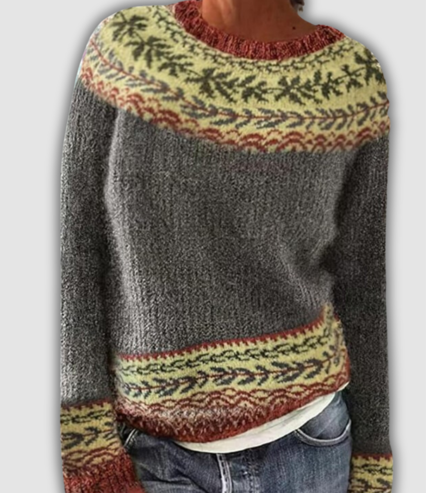 Anouk™ - Cosy Retro Sweater