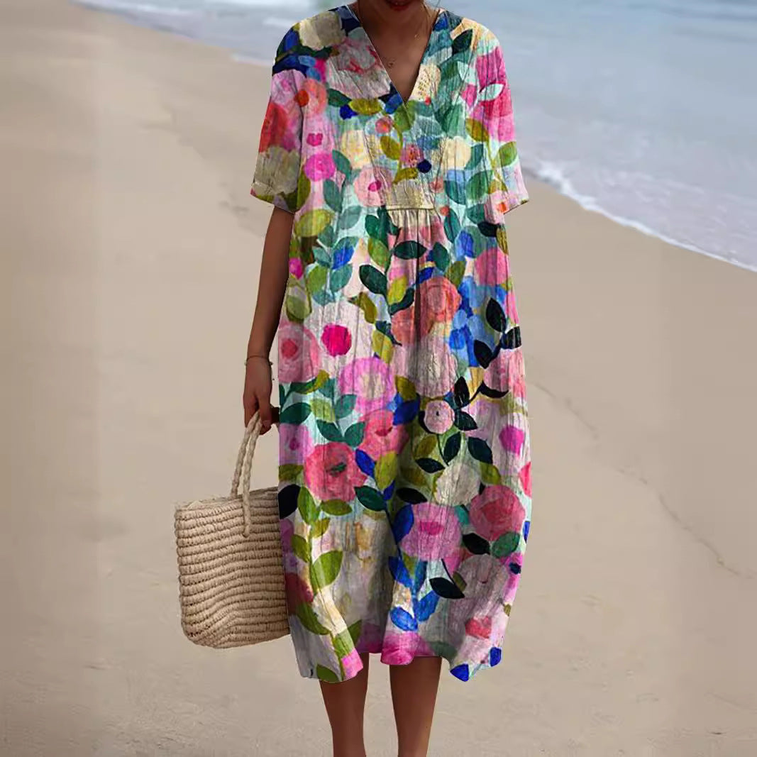 Michelle Dress with Floral Print