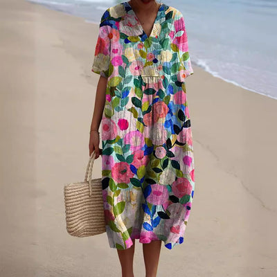 Michelle Dress with Floral Print