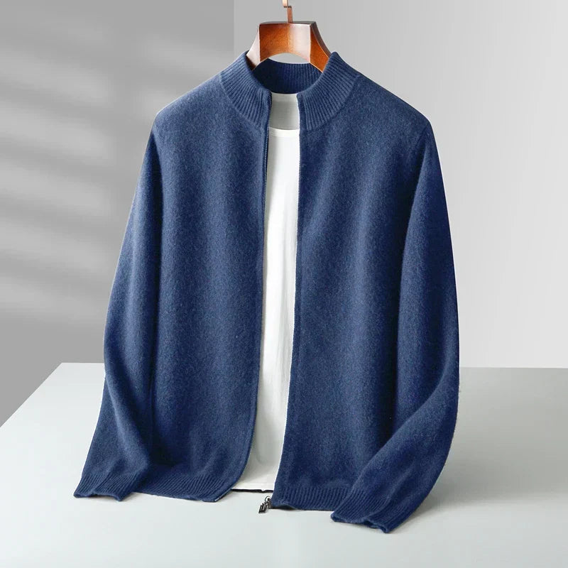 Old Money | Cashmere Zip Jacket