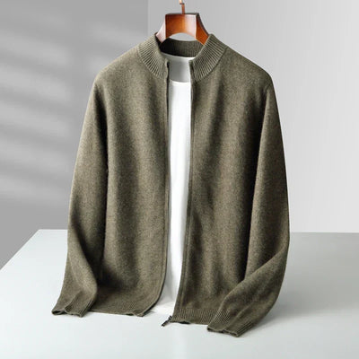 Old Money | Cashmere Zip Jacket