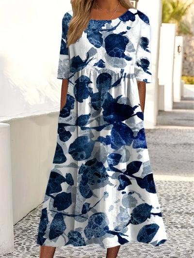 Sofia Floral Dress in Soft Fabric