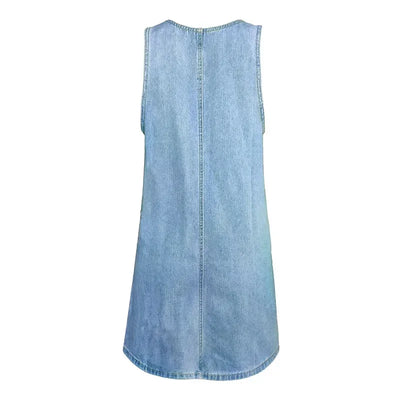 Sofia Practical and Lightweight Denim Dress for Summer